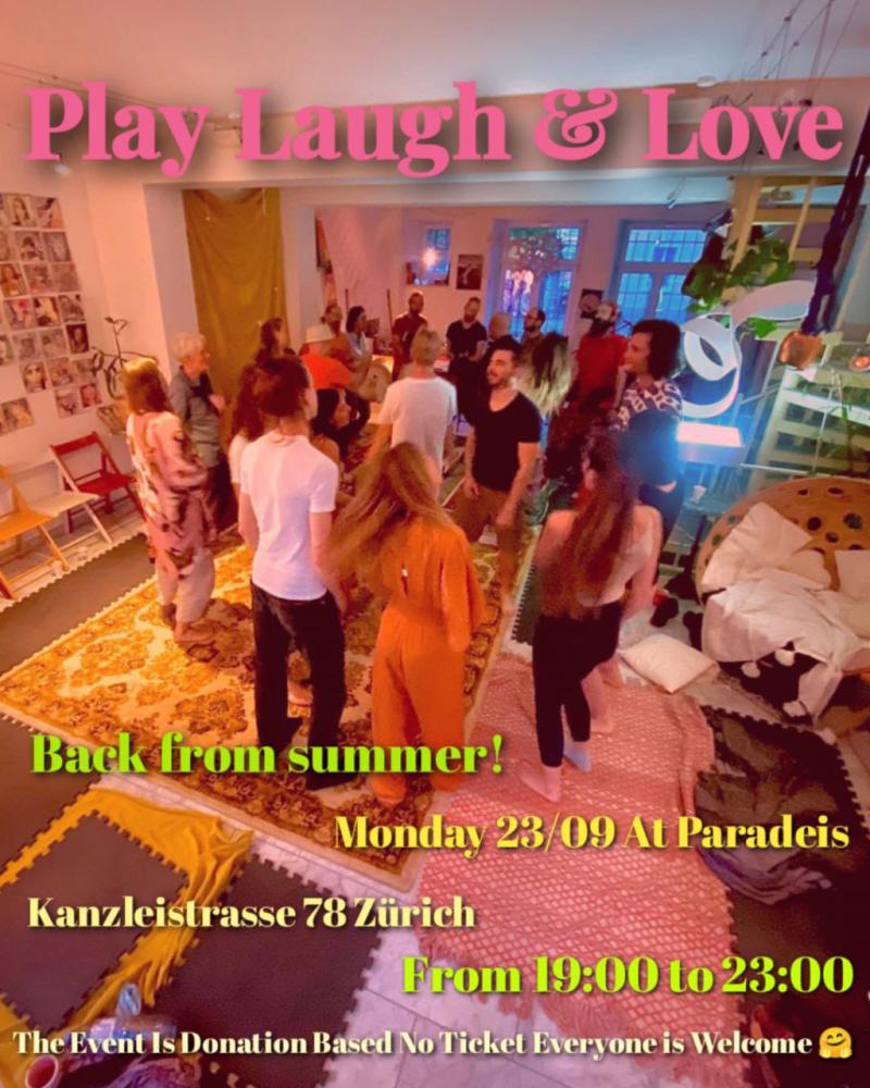 Flyer Play Laugh and Love