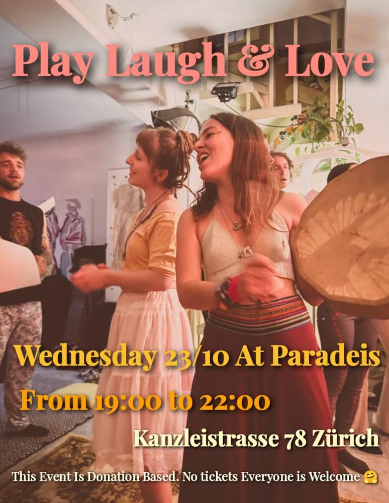 Flyer Play Laugh and Love Oktober